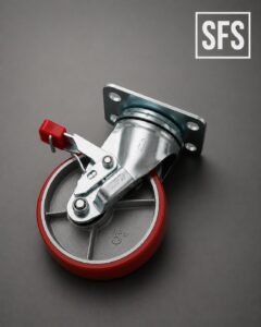 Castor Wheel Flat Top